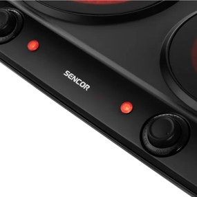 Sencor - Dupla üvegkerámia főzőlap 2400W/230V