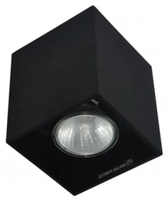 ZUMA LINE 50475-BK SQUARE Kocka Mennyezeti Lámpa Fekete GU10 IP20