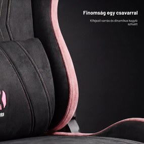 Szövet gamer szék fekete-rózsaszín Diablo X-Horn 2.0 Akira Pink Normal