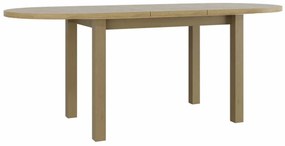 Asztal Victorville 121Sonoma tölgy, 76x80x160cm, Hosszabbíthatóság, Laminált forgácslap, Fa, Részben összeszerelt