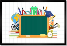 Poszterek keretben 60x40 Iskolai tábla Szerszámok