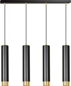 Emibig modern függeszték kibo fekete arany emi644/4