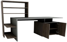 PC asztal Menile 2 (dió + antracit) . 1094965