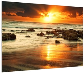 Napsütötte tenger képe (70x50 cm)