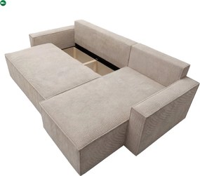 Univerzális ülőgarnitúra, szürkésbézs Taupe, APERO ROH