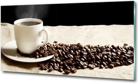 Fotó üvegkép Fehér bor és gyümölcsök 125x50