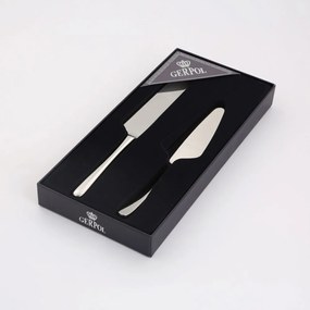 Gerpol Torta Szett Torta Spatula Kés Polírozott 2DB