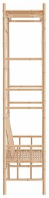 bambusz kerti pad pergolával 116 cm
