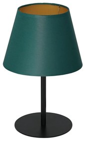 Luminex Asztali lámpa ARDEN 1xE27/60W/230V á. 20 cm zöld/arany LU3559