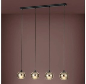 Eglo 39686 - Csillár zsinóron LEMORIETA 4xE27/40W/230V