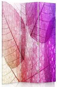 Gario Paraván Rózsaszín levelek Méret: 110 x 170 cm, Kivitelezés: Klasszikus paraván