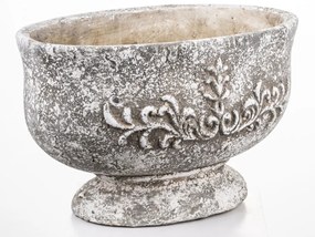 Cyrus design Kaspó cement szürke 18,5x30x18cm