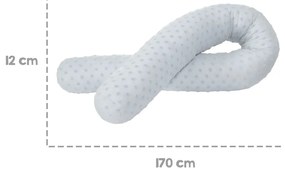 Kék szoptatós párna Lil Planet – Roba