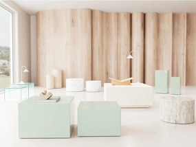 Üveg dohányzóasztal szett 2 db-os 50x50 cm Dice – Actona