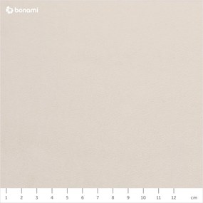 Bézs ágyneműtartós boxspring ágy 200x200 cm Flip – Ropez
