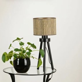 Brilagi - Boston Roller asztali lámpa 1xE27/15W/230V barna/arany