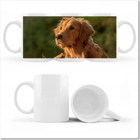 Fotó bögre Őszi kutya portré Fotó