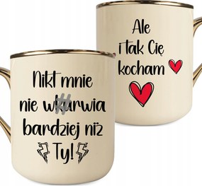 Bögre Krém-arany.. De Akkor Is Szeretlek Vicces Bögre Valentin Napra