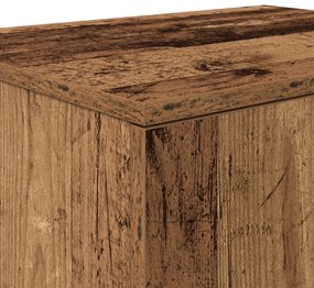 Tárolószekrény Régi Fa 108x41x40 cm Mérnöki Fa