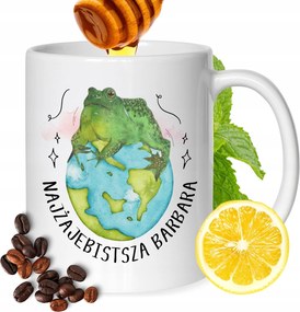 Bögre Barbara Barátnőknek Ajándék Nyomtatott Fehér 330ml