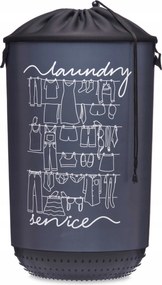 Fürdőszobai Szennyestartó Kosár Textil 40l Piszkos Ruhák Tárolására