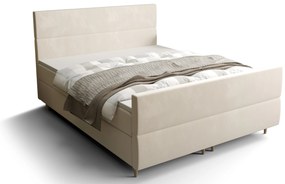 Franciaágy Boxspring 180 cm Flu plus (világos bézs) (matraccal és tárolóhellyel). 1046593