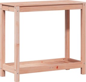 vidaXL tömör duglászfenyő ültetőasztal polccal 82,5 x 35 x 75 cm