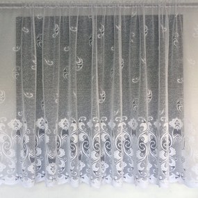 Mg Függöny 638/13 Fehér 200x180 készre szerelt G-alagúttal