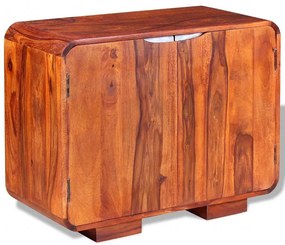 vidaXL tömör akácfából tálaló 75 x 35 x 60 cm