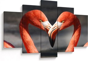 Két szerelmes flamingó képe (150x105 cm)