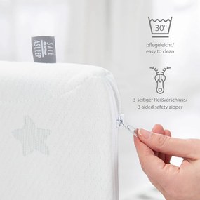 Levehető huzatos gyerek hab matrac 90x200 cm Comfort Air Roll – Roba