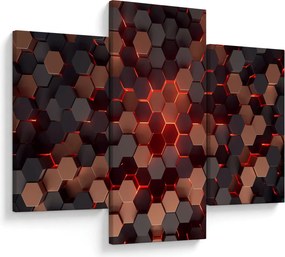 Kép - Futurisztikus absztrakció (90x60 cm)