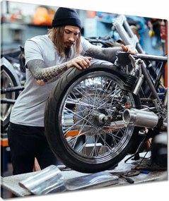 Vászonkép 60x60 Motorkerékpárok