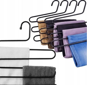 5 Db-os Nadrágtartó Szett Ruhaszekrényhez 5 pár