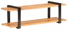tömör akácfa TV-szekrény 130 x 40 x 40 cm