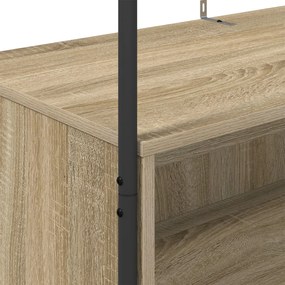 Polcos ruhatartó Sonoma tölgy 100x44x160 cm