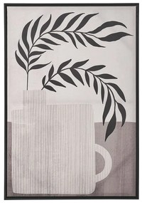 Szürke keretezett kép 63 x 93 cm CREDERA Beliani