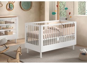 Fehér bükkfa babaágy 70x140 cm Forrest – Vipack