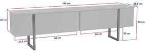 TV asztal Serenity Gold