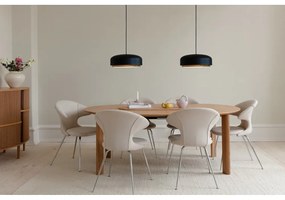 Fekete LED függőlámpa fém búrával ø 40 cm Hazel medium – UMAGE