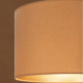 Brilagi - VELVET kábeles függőlámpa 1xE27/60W/230V, átm. 40 cm, bézs/arany