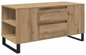 vidaXL Dohányzóasztal Artisan tölgy 102 x 44,5 x 50 cm Faanyag