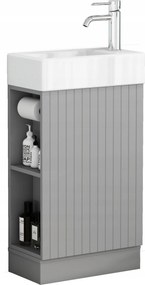 Houseland Ruvin szabadon álló mosdószekrény 46 cm szürke