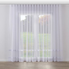 Kész szalagfüggöny wave fátyol 300x245cm fehér