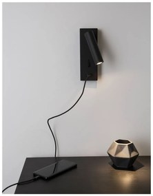 Nova Luce FUSE fali lámpa, fekete, 3000K melegfehér, beépített LED, 3W, 210 lm, 9170102