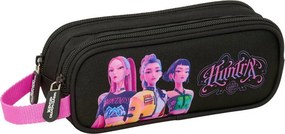 K-pop Démonvadászok Negra 2 rekeszes tolltartó 21 cm