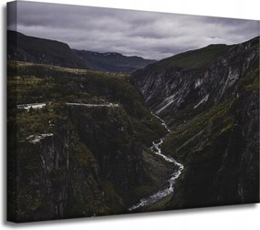 Vászonkép Természet Hegyi patak 40x30 cm