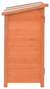 fa kerti fészer 128x42x91 cm