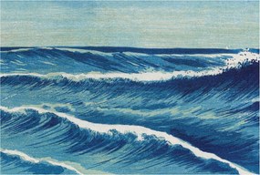 Flizelin tapéta falra Prémium tengeri hullámok 104x70 ragasztó