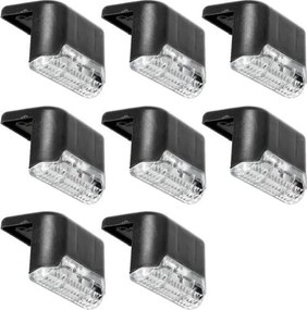 KÉSZLET 8x LED Napelemes lépcsőház világítás LED/0,06W/1,2V 3000K IP44 600 mAh